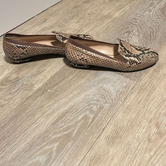 NICHOLAS KIRKWOOD Women's Snakeskin Round-Toe Loafers / Flats, Size 36.5 - Picture 9 of 10